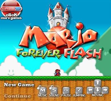 play the game mario forever flash free online